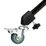 Professional Swivel Caster for Photography Light Stand Wheels Set(3 Pack),Durable Metal Constuction and Rubber Base