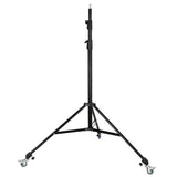 Professional Swivel Caster for Photography Light Stand Wheels Set(3 Pack),Durable Metal Constuction and Rubber Base