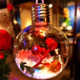 2 Pack Christmas Tree Balls ，Christmas Tree Decoration Ball，Warm Light Decorative ball Transparent Christmas Ball In Australia - Darrahopens