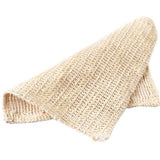 2 Pack Cotton Linen Body Exfoliating Washcloths, 25 x 25cm Bath Body Scrub Foaming Square Towel Cloth.