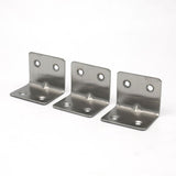 Heavy Duty Stainless Steel Corner Braces L Shape Brackets,90 Degree Joint Right Angle Bracket Fastener for 3Pack