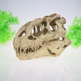 Skeleton Hole Resin Artificial Dinosaur Skull Skeleton Ornament - Fish Tank Small Skull Aquarium Decorations cave Landscape(2pcs) In Australia - Darrahopens