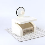 Tissue Box Holder - Tissue Dispenser Bathroom Toilet Tissue Holder Roll Paper Holder Wall Mounted Waterproof Tissue Box