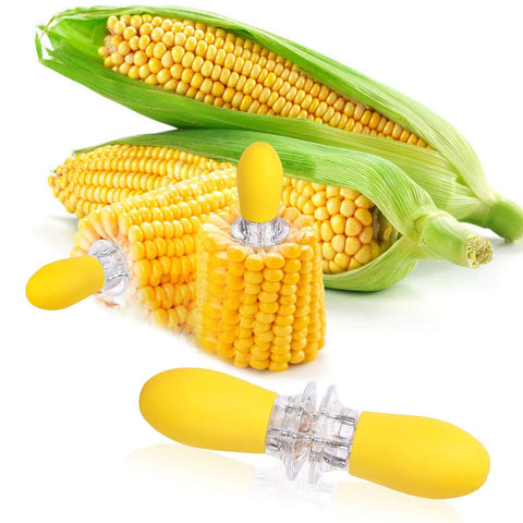 Corn Holders, 1 Pairs Corn Holders Stainless Steel Corn on The Holders BBQ Fork Skewers for Home Cooking Parties Camping In Australia - Darrahopens