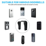 Doorbell Rain Cover,Waterproof Ring Doorbell Cover,Ring Doorbell Anti-Glare Cover,Access Control System Cover,Suitatle for Access
