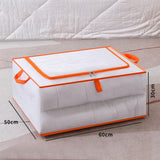 Sweater Storage Bags with, Foldable Plastic Storage Bags for Clothes, Blankets. Waterproof,Rectangle Design (60x50x30cm) In Australia - Darrahopens