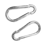 10cm Heavy Duty Carabiners Spring Action Snap Hook Attachment, Anti-Rust for Hammocks,Swing Chairs,Gym Equipment,Camping Pack of 2