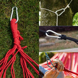 10cm Heavy Duty Carabiners Spring Action Snap Hook Attachment, Anti-Rust for Hammocks,Swing Chairs,Gym Equipment,Camping Pack of 2