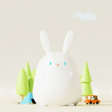 Cute Night Light for Kids, Cute Silicone Night Light, USB Rechargeable Nursery Lamp, Eye Caring Night Light