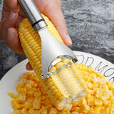 Peeler for Corn On The , Corn Peeler - Removes Kernels From Corn  In Seconds, On The Remover (Set of 1)
