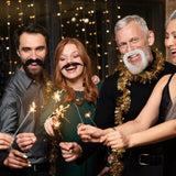 48 PCS Halloween Fake Mustaches, Self-Adhesive Novelty Fake Beard for Halloween,Christmas Masquerade Party Costume Accessory In Australia - Darrahopens