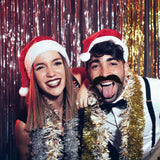 48 PCS Halloween Fake Mustaches, Self-Adhesive Novelty Fake Beard for Halloween,Christmas Masquerade Party Costume Accessory
