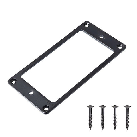 2 PCS Share Metal Flat Cover Electric Guitar Pickup Frame Mounting Ring with Screws (Black)
Pickup Ring Pickup Mounting Frame