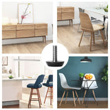 12 Pcs in Threaded Furniture Adjustable Levelers, M6 x 18mm Furniture Glide Leveling Feet for Table, Chair, Furniture Legs