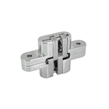 Zinc Alloy Hidden Hinge Invisible Folding Door Concealed Cross Hidden Hinges for Furniture Hardware Folding Door