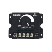 2pcs LED Dimmer Switch LED DimmerAdjustable Voltage Regulator LED Brightness Controller for LED Strip Light Lamp LED Dimming