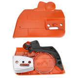 Chain Brake Replacement Chainsaw, Chain Brake Bar Side Cover Assembly for Chain Saw Accessory （orange）