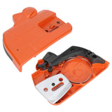 Chain Brake Replacement Chainsaw, Chain Brake Bar Side Cover Assembly for Chain Saw Accessory （orange）