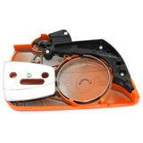 Chain Brake Replacement Chainsaw, Chain Brake Bar Side Cover Assembly for Chain Saw Accessory （orange）