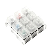 Mechanical Keyboard Switches 9-axis Keyboard Tester Kit with Clear Keycaps for Box Mechanical Keyboard Accessories In Australia - Darrahopens