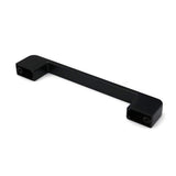 4 Matt Black Cabinet Door Handles and Pulls, Furniture Drawer Handles, Zinc Alloy,Kitchen Cabinet Wardrobe Knobs Bars