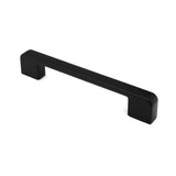 4 Matt Black Cabinet Door Handles and Pulls, Furniture Drawer Handles, Zinc Alloy,Kitchen Cabinet Wardrobe Knobs Bars
