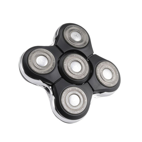 Shaver Replacement Blades for Head Shaver, 5 Blades Shaver Heads for Bald Men Grooming,Head and Face Electric Razor Shaver Heads