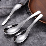 Thick Heavy-weight Soup Spoons,High Grade Stainless Steel Soup Spoons, Table Spoons,Set of 3
Stainless Steel Short Handle Spoons