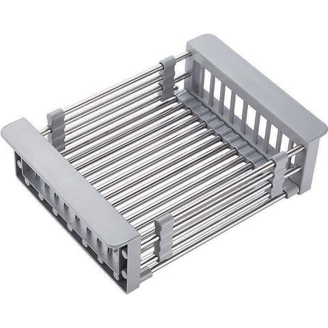 Expandable Dish Drying Rack, Stainless Steel Sink Strainer Drain, Over The Sink Adjustable Drain Basket for Kitchen In Australia - Darrahopens