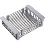 Expandable Dish Drying Rack, Stainless Steel Sink Strainer Drain, Over The Sink Adjustable Drain Basket for Kitchen In Australia - Darrahopens