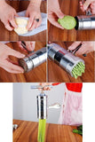 Manual Noodle Pasta Maker Spaghetti Kitchen Tool Stainless Steel Press Machine Press Machine Pasta Maker with 5 Noodle Mould Fruit