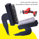 2 PCS Wire Brush Paint Metal Cleaner for Cleaning Paint Dirt Nylon Or Steel Brush Works with Electric Reciprocating Saw In Australia - Darrahopens