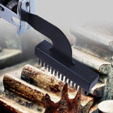 2 PCS Wire Brush Paint Metal Cleaner for Cleaning Paint Dirt Nylon Or Steel Brush Works with Electric Reciprocating Saw