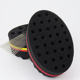 2 Pcs Holes Hair Twist Sponge,Curl Sponge Brushes for Locking Afro Curl Coil Comb Care Tool
Hair Sponge Brush – Perfect