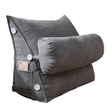Triangle Wedge Pillow,Back Support Adjustable Back Wedge Cushion Reading Pillow Sofa Bed Office Chair Rest Cushion Neck In Australia - Darrahopens