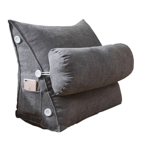 Triangle Wedge Pillow,Back Support Adjustable Back Wedge Cushion Reading Pillow Sofa Bed Office Chair Rest Cushion Neck In Australia - Darrahopens