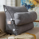 Triangle Wedge Pillow,Back Support Adjustable Back Wedge Cushion Reading Pillow Sofa Bed Office Chair Rest Cushion Neck In Australia - Darrahopens