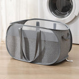 Collapsible Laundry Baskets,Mesh Laundry Hamper Pop Up Laundry Hamper with Reinforced Handles for Kids Room,Students College Dorm In Australia - Darrahopens