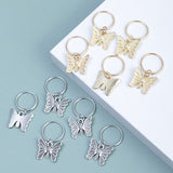 10Pcs Hair Accessories for Braids Butterfly Hair Clips Accessories Hair Jewelry for Women Braids Butterflies Hair Cuffs Charms In Australia - Darrahopens