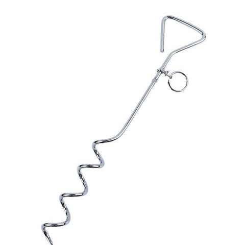 Dog Tie-Out Stak-Heavy Duty  Dog Stakes for Outside,Yard and Camping, Corkscrew Arrowhead Design with Tangle-Free 360 Swivel Hook In Australia - Darrahopens