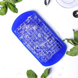 Silicone Mini Ice Cube Trays 2 Pack, 160 Crushed Ice Cube Molds Easy Release Small Ice Cube for Chilling Stackable Ice Trays