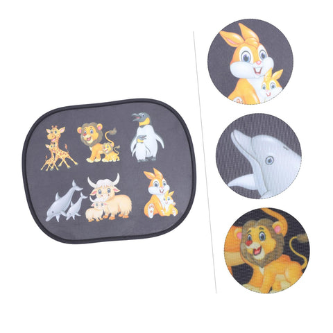 2 Pack Car Sun Shade for Baby Kids Universal Automotive Sunshade Static Cling Side Window Car Rear Sunshades Cute Animals Patterns In Australia - Darrahopens