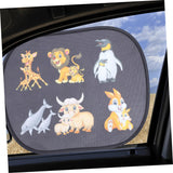2 Pack Car Sun Shade for Baby Kids Universal Automotive Sunshade Static Cling Side Window Car Rear Sunshades Cute Animals Patterns In Australia - Darrahopens