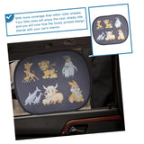 2 Pack Car Sun Shade for Baby Kids Universal Automotive Sunshade Static Cling Side Window Car Rear Sunshades Cute Animals Patterns In Australia - Darrahopens