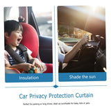 2 Pack Car Sun Shade for Baby Kids Universal Automotive Sunshade Static Cling Side Window Car Rear Sunshades Cute Animals Patterns
