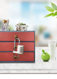 4 Digit Combination Lock Code Cabinet Lock U Shaped Gym Locker Adjustable Padlock Metal Long Shackle Lock for Outdoor