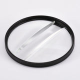 77MM Lens Filter Kit Camera Special Effects Filter Double Glass Split Diopter Filter Half Moon Glass Split Diopter Foreground