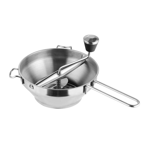 Rotary Food Mill Potato Ricer with 3 Interchangeable Disks, Great for Making Puree or Soups of Vegetables,Easy Assemble