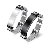 Men's Premium Bracelet Titanium Steel Adjustable Bracelet for Birthday
Steel Adjust Mesh Chain Cuff Bracelets （2pcs）