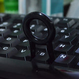 5Pack Black Color Rounded Key Puller Keycap Puller/Key Cap Remover Tool for Mechanical Keyboard （black）